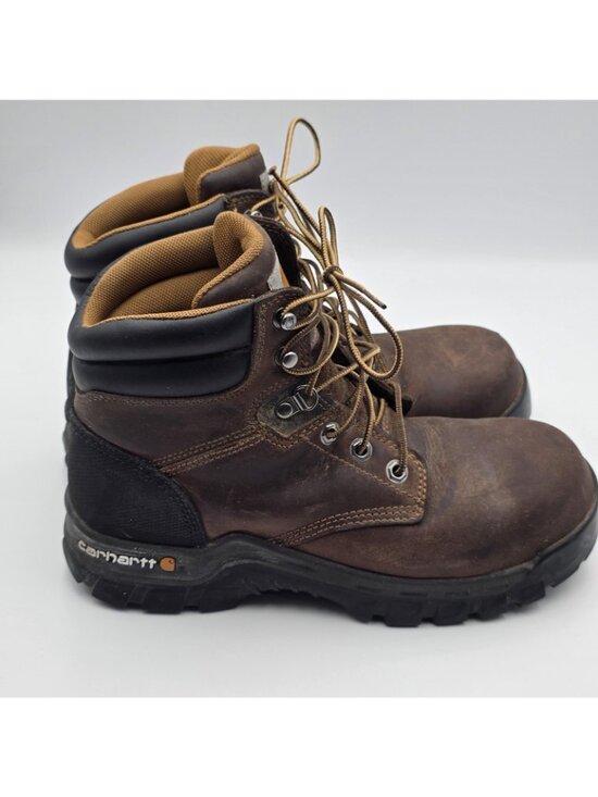 Carhartt CWF5355 Work Boots Womens 8.5 Brown Nubuck Steel Toe Slip Resistant main image 5